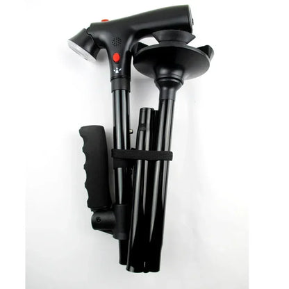 🔥 Collapsible Folding Walking Cane with LED & Alarm for Seniors🔥