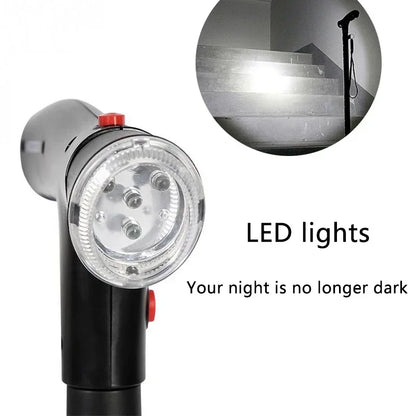 🔥 Collapsible Folding Walking Cane with LED & Alarm for Seniors🔥